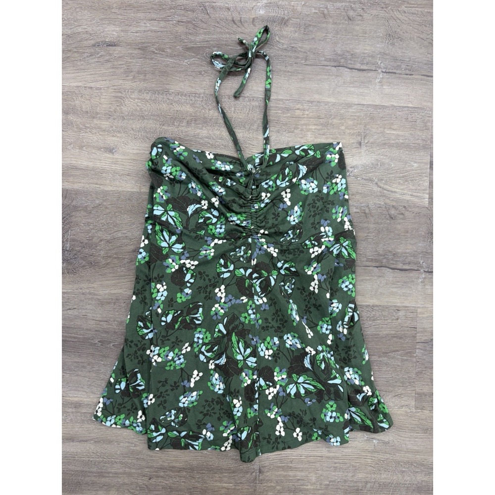 Patagonia Lithia Convertible Skirt Halter Top Multicolor Greens Floral Medium - Picture 2 of 5
